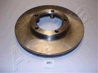 Ashika 60-02-251 - Тормозной диск autosila-amz.com