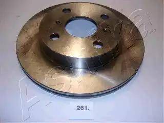 Ashika 60-02-261 - Тормозной диск autosila-amz.com