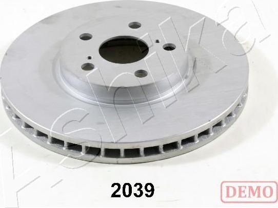 Ashika 60-02-2039C - Тормозной диск autosila-amz.com