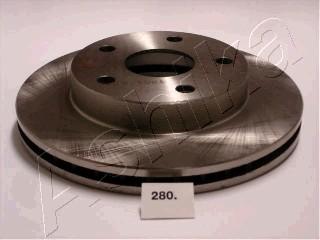 Ashika 60-02-280 - Тормозной диск autosila-amz.com