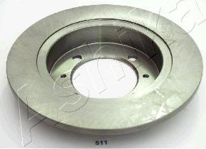 Ashika 61-05-511 - Тормозной диск autosila-amz.com