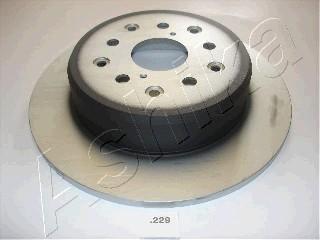Ashika 61-02-229 - Тормозной диск autosila-amz.com