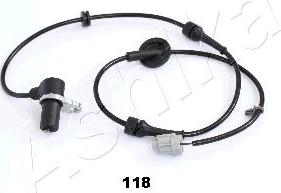 Ashika 151-01-118 - Датчик ABS, частота вращения колеса autosila-amz.com