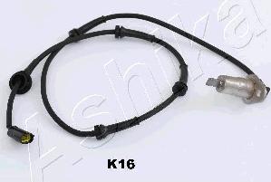 Ashika 151-0K-K16 - Датчик ABS, частота вращения колеса autosila-amz.com