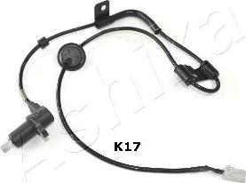 Ashika 151-0K-K17 - Датчик ABS, частота вращения колеса autosila-amz.com