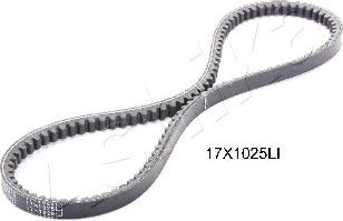 Ashika 109-17X1025 - Клиновой ремень, поперечные рёбра autosila-amz.com