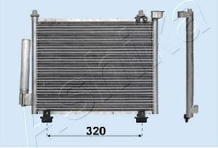 Ashika CND072036 - Конденсатор кондиционера autosila-amz.com