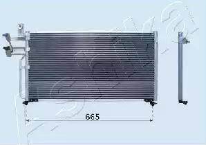 Ashika CND283027 - Конденсатор кондиционера autosila-amz.com