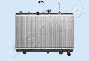 Ashika RDA333021 - Радиатор, охлаждение двигателя autosila-amz.com