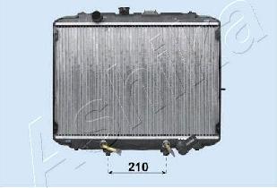 Ashika RDA283058 - Радиатор, охлаждение двигателя autosila-amz.com