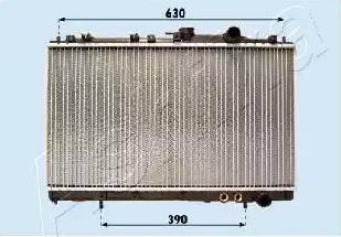 Ashika RDA283101 - Радиатор, охлаждение двигателя autosila-amz.com