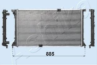 Ashika RDC092032 - Радиатор, охлаждение двигателя autosila-amz.com
