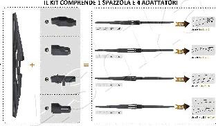 Ashika SA-X35R - ЩЕТКА СТЕКЛООЧИСТИТЕЛЯ ЗАДНЯЯ autosila-amz.com