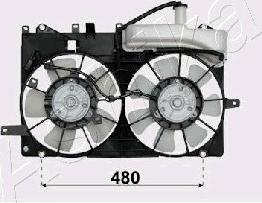 Ashika VNT152020 - Вентилятор, охлаждение двигателя autosila-amz.com