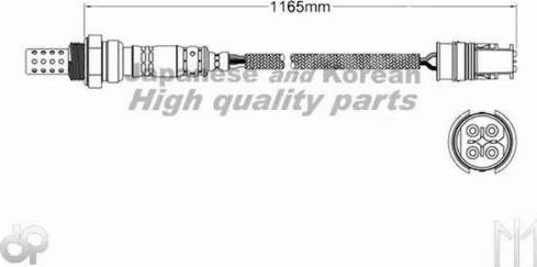 Ashuki 9200-48396 - Лямбда-зонд, датчик кислорода autosila-amz.com