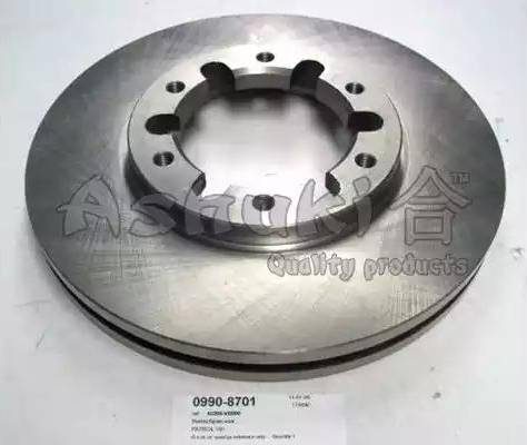 Ashuki 0990-8701 - Тормозной диск autosila-amz.com
