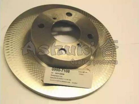 Ashuki 0990-7108 - Тормозной диск autosila-amz.com