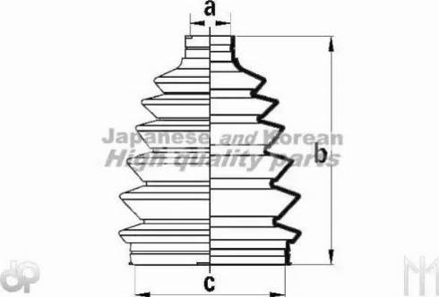 Ashuki 0858-4103 - Пыльник, приводной вал autosila-amz.com