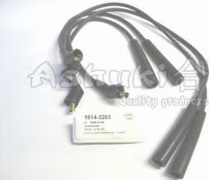 Ashuki 1614-3203 - Комплект проводов зажигания autosila-amz.com