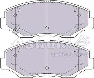 Ashuki 1080-1604 - Тормозные колодки, дисковые, комплект autosila-amz.com