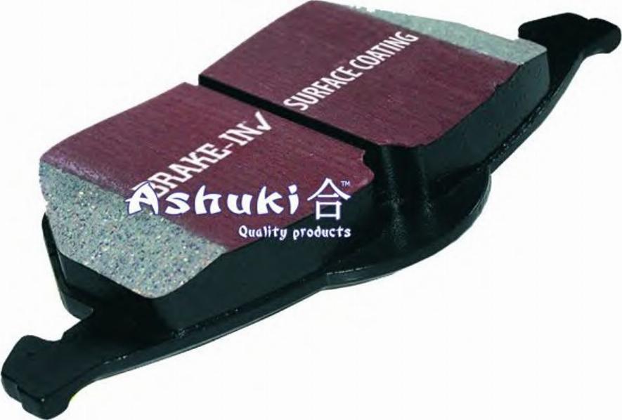 Ashuki 1080-1312 - Тормозные колодки, дисковые, комплект autosila-amz.com
