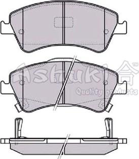 Ashuki 1080-3212 - Тормозные колодки, дисковые, комплект autosila-amz.com