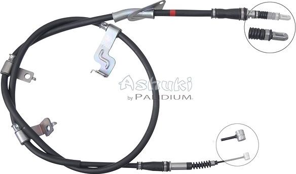 Ashuki ASH3-1478 - Тросик, cтояночный тормоз autosila-amz.com