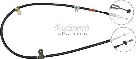 Ashuki ASH3-1667 - Тросик, cтояночный тормоз autosila-amz.com