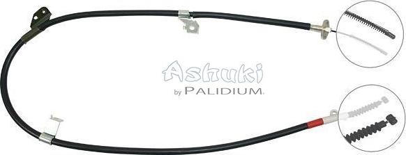 Ashuki ASH3-1310 - Тросик, cтояночный тормоз autosila-amz.com
