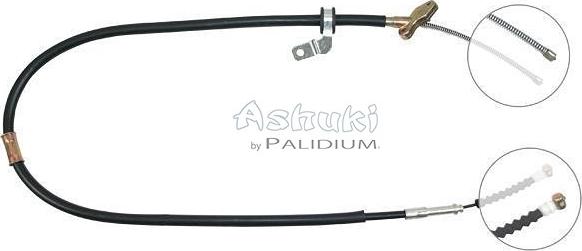 Ashuki ASH3-1374 - Тросик, cтояночный тормоз autosila-amz.com