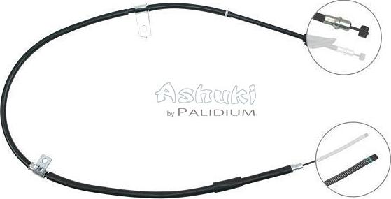 Ashuki ASH3-1207 - Тросик, cтояночный тормоз autosila-amz.com