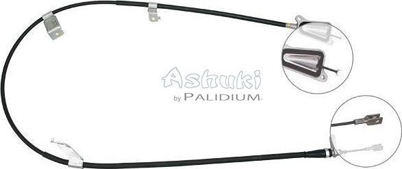 Ashuki ASH3-1737 - Тросик, cтояночный тормоз autosila-amz.com
