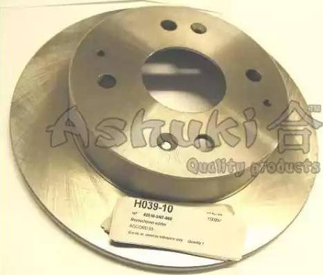 Ashuki H039-10 - Тормозной диск autosila-amz.com