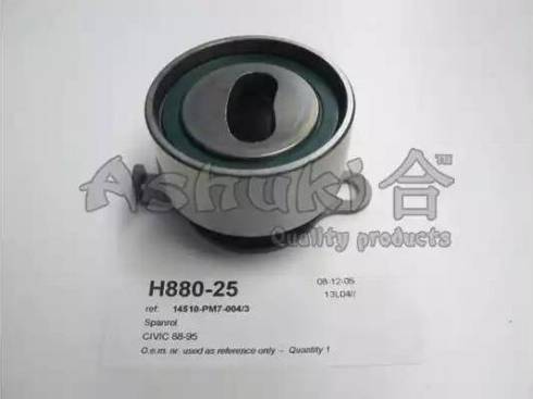 Ashuki H880-25 - Натяжной ролик, зубчатый ремень ГРМ autosila-amz.com