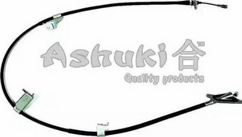 Ashuki N08041 - Тросик, cтояночный тормоз autosila-amz.com