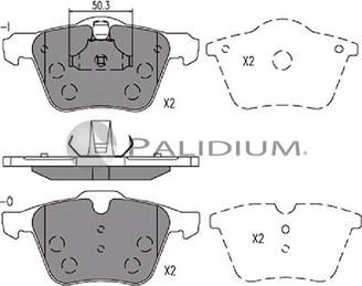 Ashuki P1-1148 - Тормозные колодки, дисковые, комплект autosila-amz.com