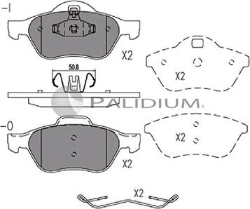 Ashuki P1-1153 - Тормозные колодки, дисковые, комплект autosila-amz.com