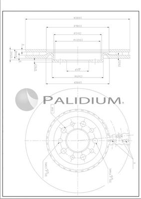 Ashuki P330-263 - Тормозной диск autosila-amz.com