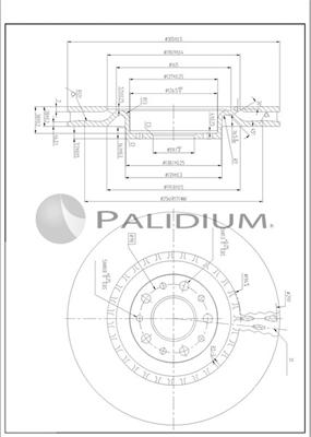 Ashuki P330-270 - Тормозной диск autosila-amz.com