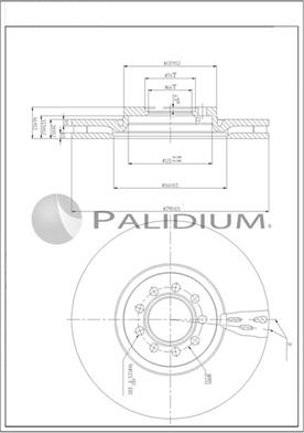 Ashuki P330-271 - Тормозной диск autosila-amz.com