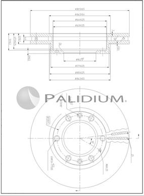 Ashuki P330-273 - Тормозной диск autosila-amz.com