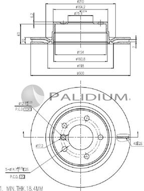 Ashuki P331-075 - Тормозной диск autosila-amz.com