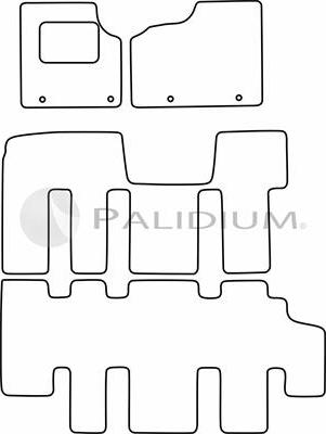 Ashuki PAL18-5411 - Комплект ковриков autosila-amz.com