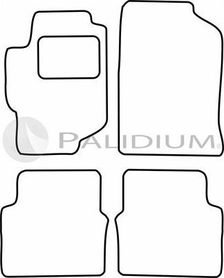 Ashuki PAL18-5554 - Комплект ковриков autosila-amz.com