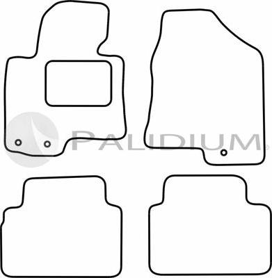 Ashuki PAL18-5649 - Комплект ковриков autosila-amz.com