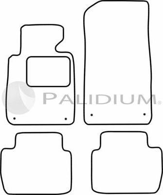 Ashuki PAL18-5091 - Комплект ковриков autosila-amz.com