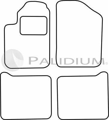 Ashuki PAL18-5179 - Комплект ковриков autosila-amz.com