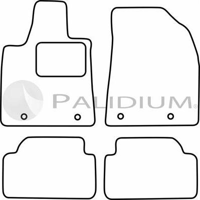 Ashuki PAL18-5855 - Комплект ковриков autosila-amz.com