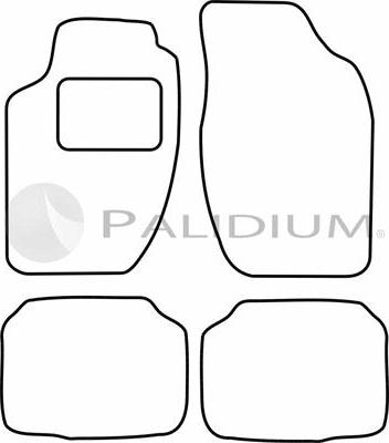 Ashuki PAL18-5812 - Комплект ковриков autosila-amz.com