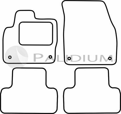 Ashuki PAL18-5833 - Комплект ковриков autosila-amz.com